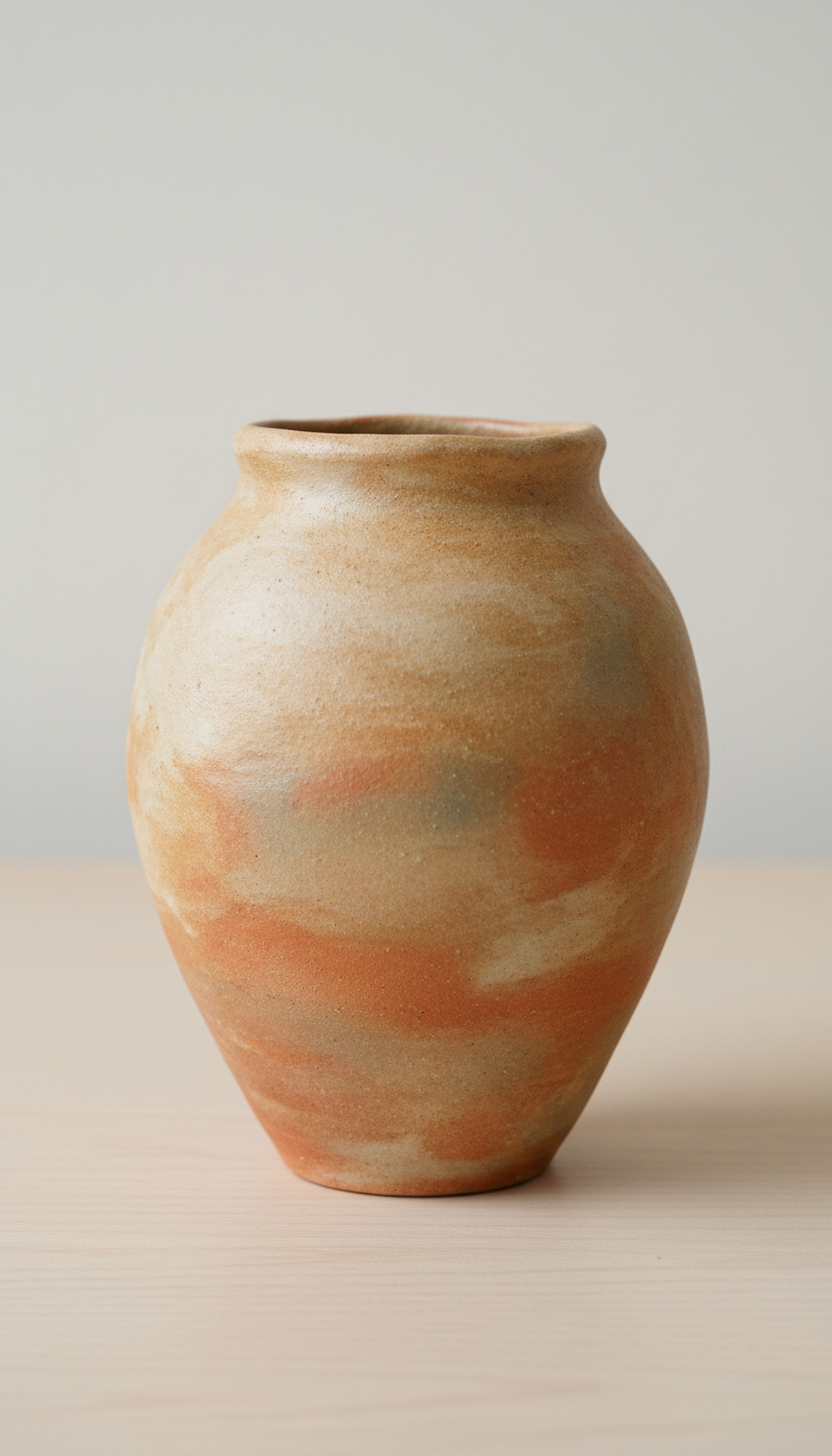 Hand-thrown Terracotta Vase